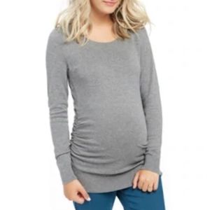Motherhood maternity gray sweater small